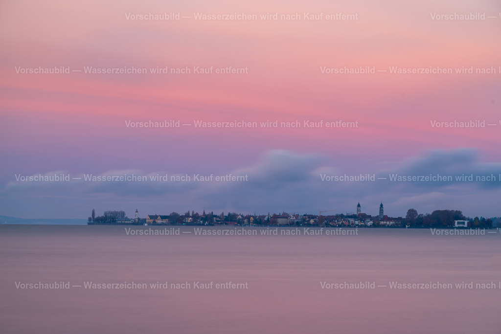 Morgenstimmung über Lindau | am Bodensee - Realisiert mit Pictrs.com