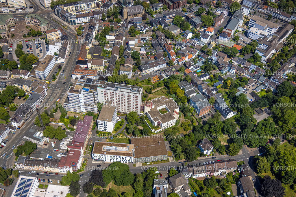 Muelheim230703950 | Luftbild, Evang. Krankenhaus, Altstadt I - Südwest, Mülheim an der Ruhr, Ruhrgebiet, Nordrhein-Westfalen, Deutschland