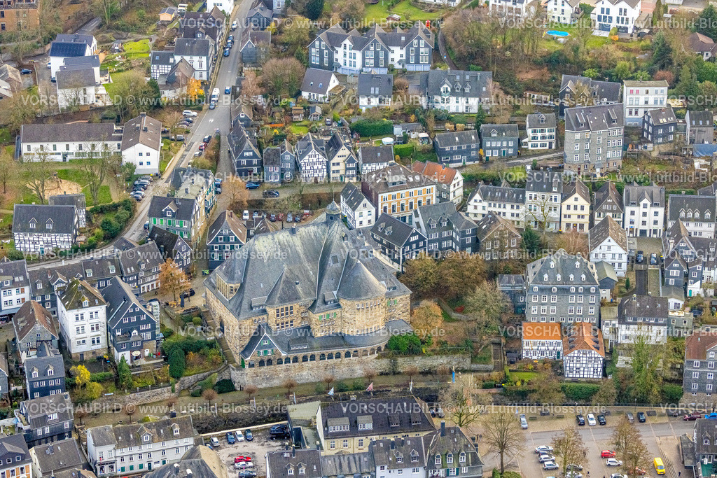 Velbert251200890Langenberg | , Luftbild, Historisches Bürgerhaus Langenberg, Langenberg, Velbert, Bergisches Land, Nordrhein-Westfalen, Deutschland