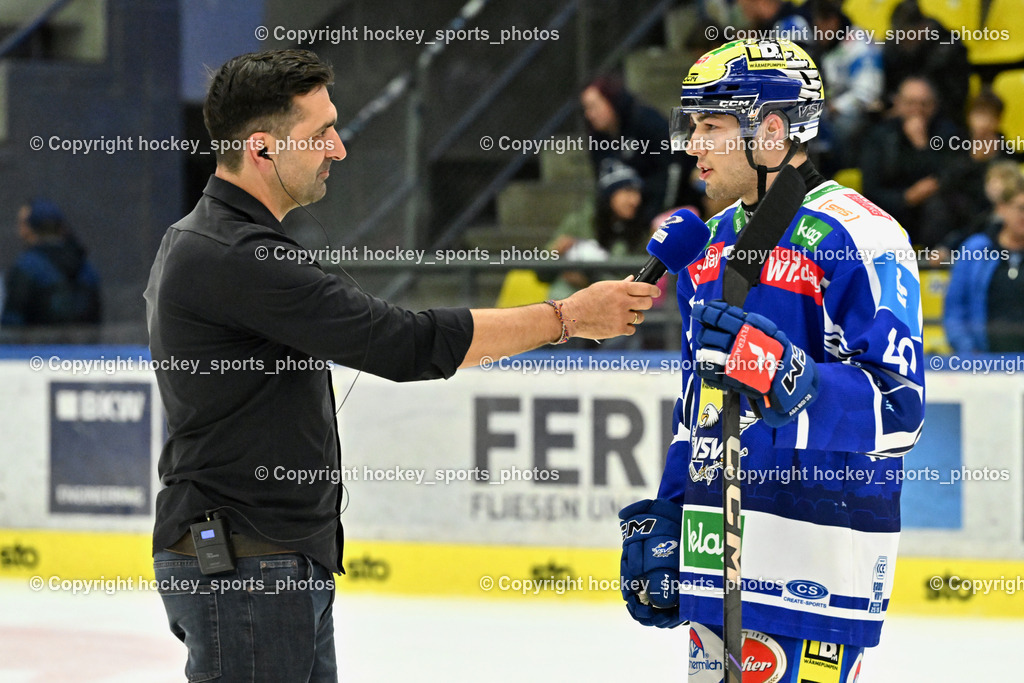 EC IDM Wärmepumpen VSV vs. Pioneers Vorarlberg | Gerhard Prohaska, #40 Elias Wallenta EC VSV, online stream, EC IDM Wärmepumpen VSV vs. Pioneers Vorarlberg, EC IDM WÄRMEPUMPEN VSV vs. Pioneers Vorarlberg am 03.10.2025 in Villach (Stadthalle Villach), Austria, (Photo by Bernd Stefan)