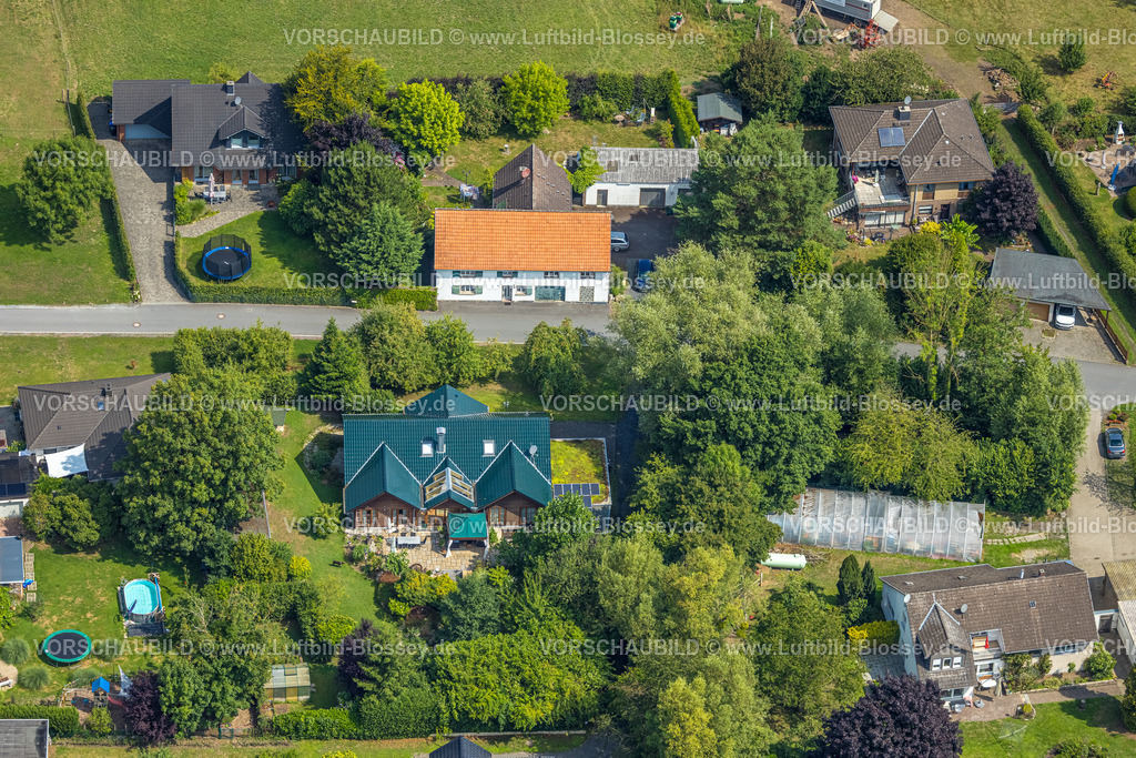 Hamm250701752Rhynern | Luftbild, Wohnhaus im Ortsteil Pedinghausen, Goldbrinkstraße, Stadtbezirk Rhynern, Hamm, Ruhrgebiet, Nordrhein-Westfalen, Deutschland