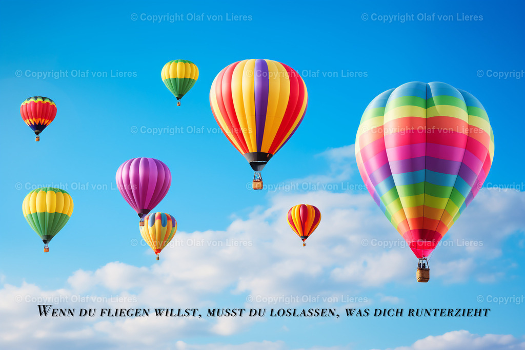 Wandbilder Motivation fliegen | Wandbild zum Thema Palast loswerden