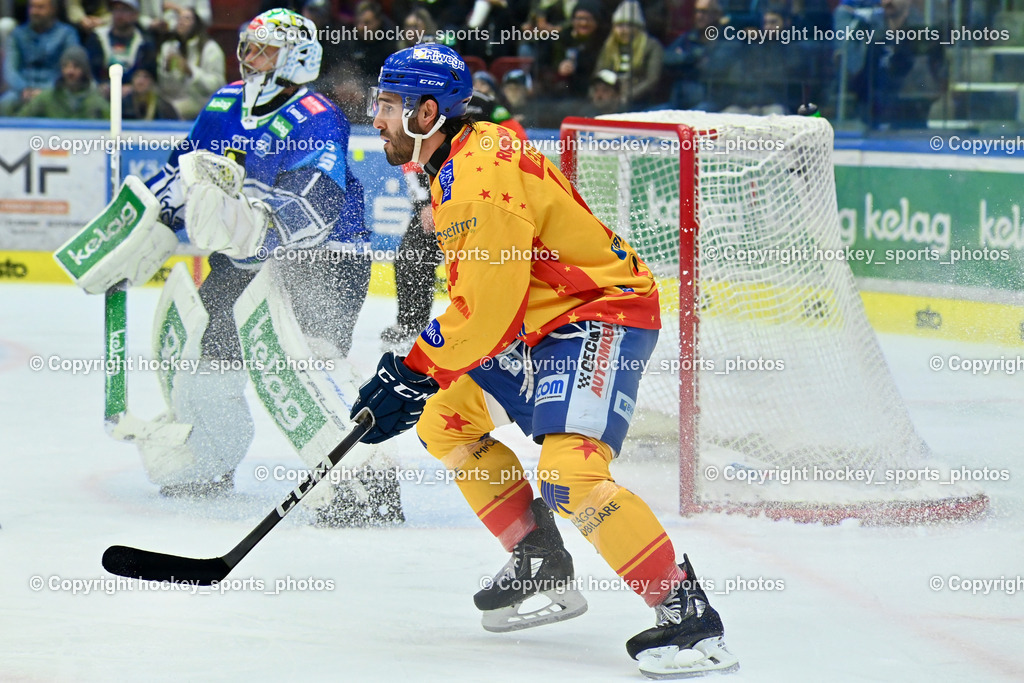 EC IDM Wärmepumpen VSV vs. MIGROSS SUPERMERCATI ASIAGO HOCKEY | #14 Ierullo Alexander Joseph ASIAGO HOCKEY, EC IDM Wärmepumpen VSV vs. MIGROSS SUPERMERCATI ASIAGO HOCKEY, EC IDM Wärmepumpen VSV vs. MIGROSS SUPERMERCATI ASIAGO HOCKEY am 03.11.2024 in Villach (Stadthalle Villach), Austria, (Photo by Bernd Stefan)