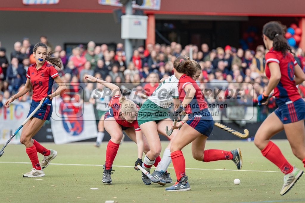 HK_20231022_106098 | Finale Deutsche Meisterschaft Feld WU16 Uhlenhorst Mülheim - Düsseldorfer HC am 22.10.2023 DHC, Düsseldorf ,