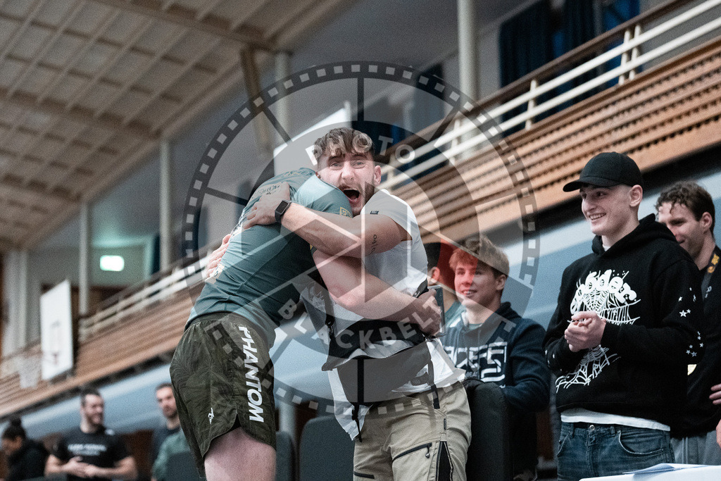 20251129PBB8962 | Fighters compete during the luta livre competition ILLCS XI winter edition on November 29, 2025 in Hannover, Germany.