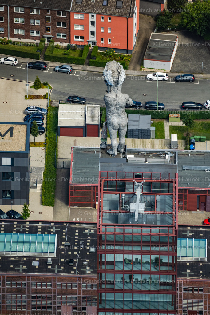 4050078 | Herkules auf dem Nordsternturm, Zeche Nordstern, Gelsenkirchen