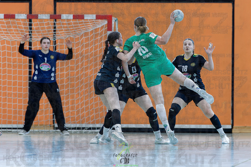 Quali-Turnier JBL wJA; HC Rödertal - HSG Kleenhein/Langgöns | Quali-Turnier JBL wJA; HC Rödertal - HSG Kleenhein/Langgöns am 31.05.2025 in Oberkleen (Weidig-Halle)Photo © 2025 - Jörg Heinrich - Realisiert mit Pictrs.com