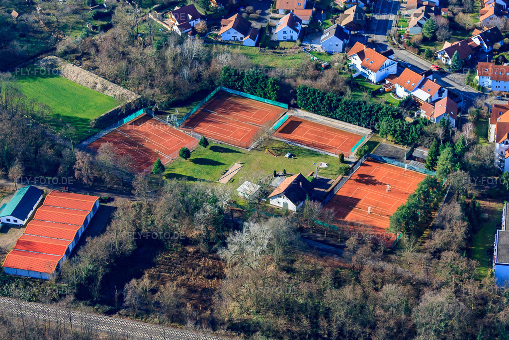 Luftbild: TC77 Jockgrim e.V. in Jockgrim im Bundesland Rheinland-Pfalz in Deutschland. Foto: IMG_23320.jpg vom 02.12.2009 durch Werner Riehm/FLY-FOTO.deTC77 Jockgrim e.V