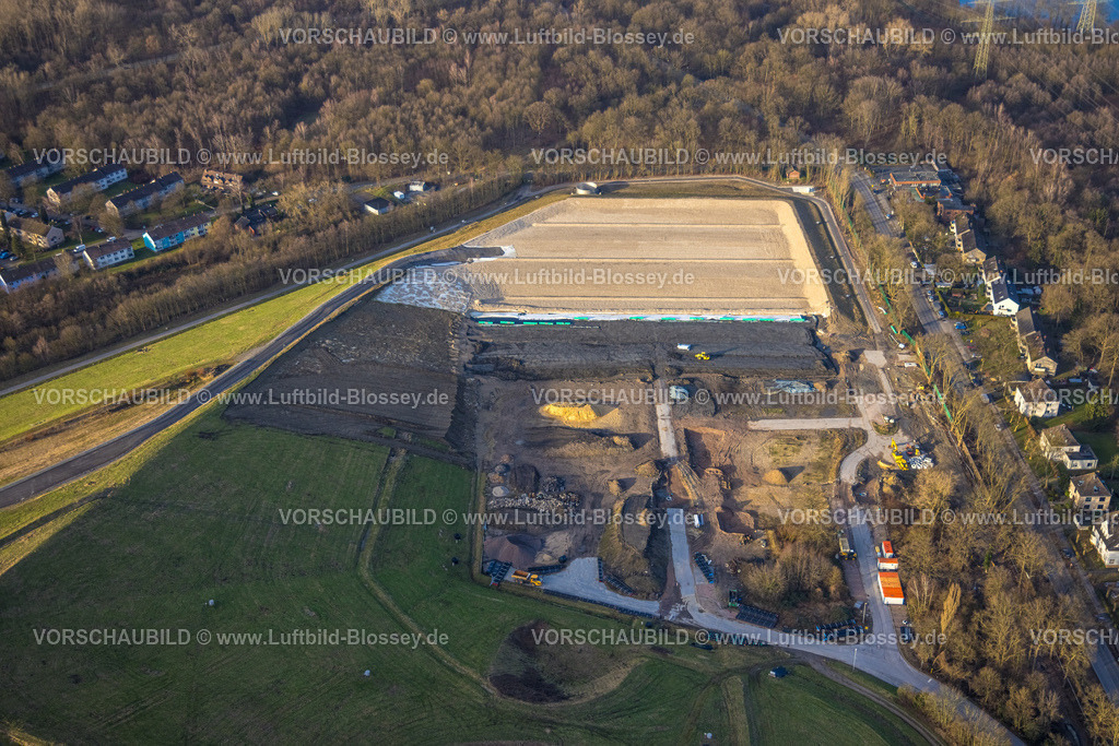 Herne240104168 | Luftbild, Zentraldeponie Baustelle Emscherbruch Im Eichkamp, Resser Mark, Gelsenkirchen, Ruhrgebiet, Nordrhein-Westfalen, Deutschland