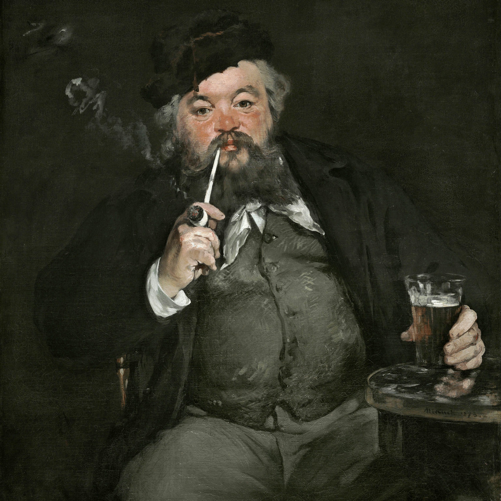 Edouard Manet - Das gute Bockbier | Moderne Wandbilder auf Leinwand, Acylglas, Alu-Dibond oder als Poster. Tauchen Sie ein in die Welt KI-generierter Kunstwerke - entdecken Sie hochwertige Kunstdrucke unserer Gemälde, Illustrationen und fotorealistischen Motive.