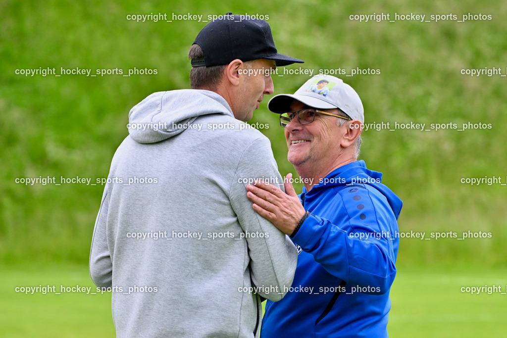 SV Wernberg vs. FC Faakersee | Headcoach FC Faakersee Robert Samonig, Headcoach SV Wernberg Dragan Kunic, SV Wernberg vs. FC Faakersee, SV Wernberg vs. FC Faakersee am 01.06.2024 in Wernberg (Sportplatz Wernberg), Austria, (Photo by Bernd Stefan)