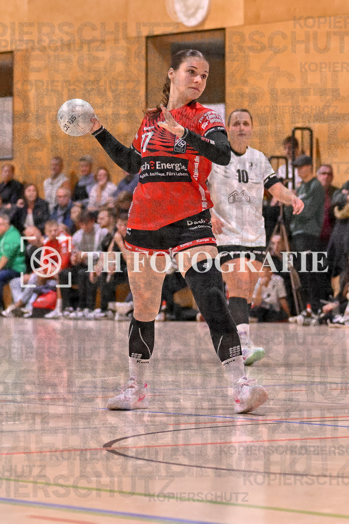 GER, SG Maulburg/Steinen - HSG Dreiland, Frauen-Handball, Oberliga Suedbaden, 3. Spieltag, Saison 2024/2025, 12.10.2024 | Sharena Hasler (SG Maulburg/Steinen, #77)GER, SG Maulburg/Steinen - HSG Dreiland, Frauen-Handball, Oberliga Suedbaden, 3. Spieltag, Saison 2024/2025, 12.10.2024Foto: TH Fotografie/Thomas Hess