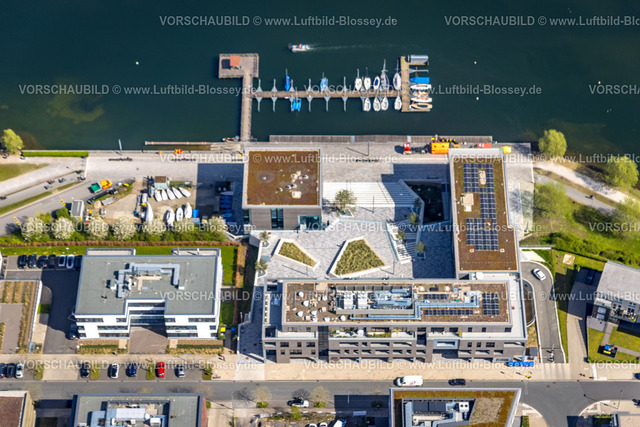 Dortmund230400956 | Luftbild, Phoenix-See, Segelboot-Anlegestelle, Hörde, Dortmund, Ruhrgebiet, Nordrhein-Westfalen, Deutschland