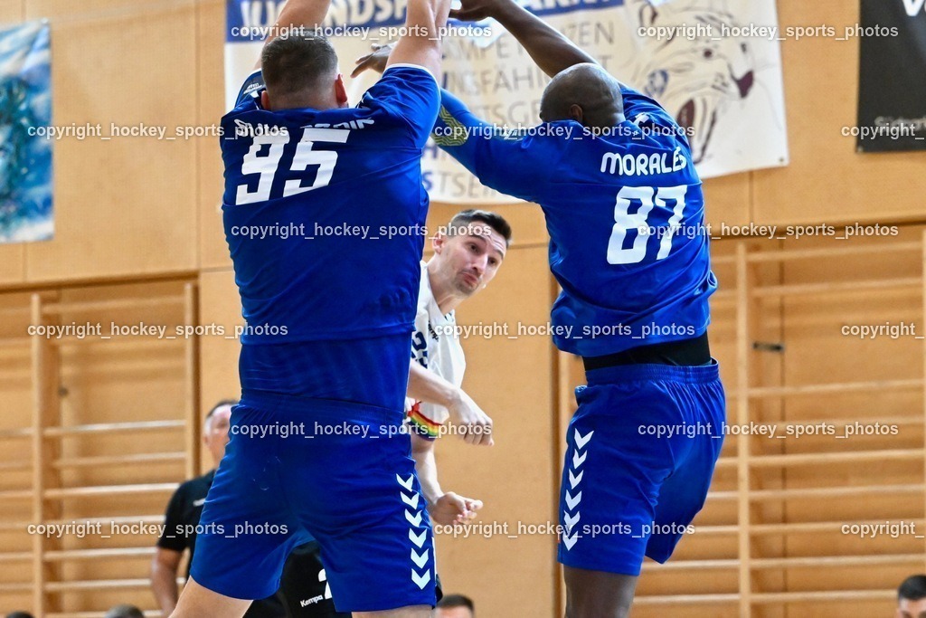 SC Ferlach vs. RK Zagreb 24.8.2023 | #95 Matic Suholeznik, #87 Yoel Cuni Morales, #23 Kocbek Jure