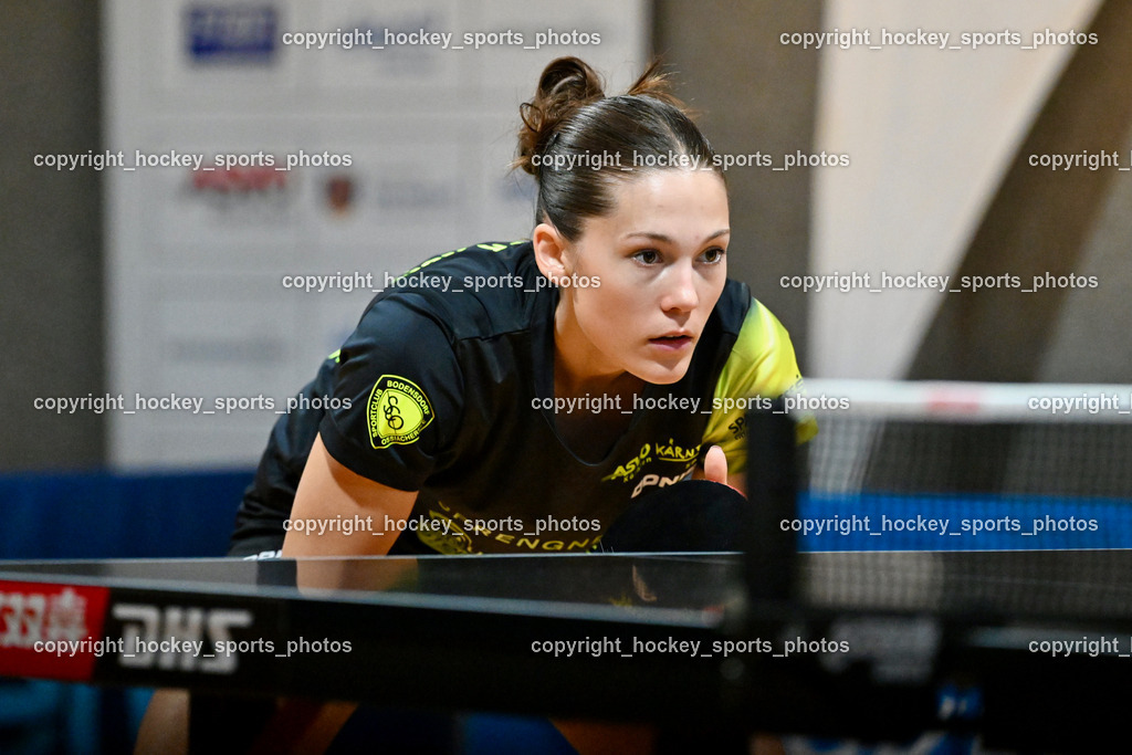 SCO Ossiachersee Bodensdorf vs. SU Spk. Kufstein | Aleksandra Vovk, SCO Ossiachersee Bodensdorf vs. SU Spk. Kufstein, SCO Ossiachersee Bodensdorf vs. SU Spk. Kufstein am 04.10.2024 in Bodensdorf (SCO Halle Bodensdorf), Austria, (Photo by Bernd Stefan)