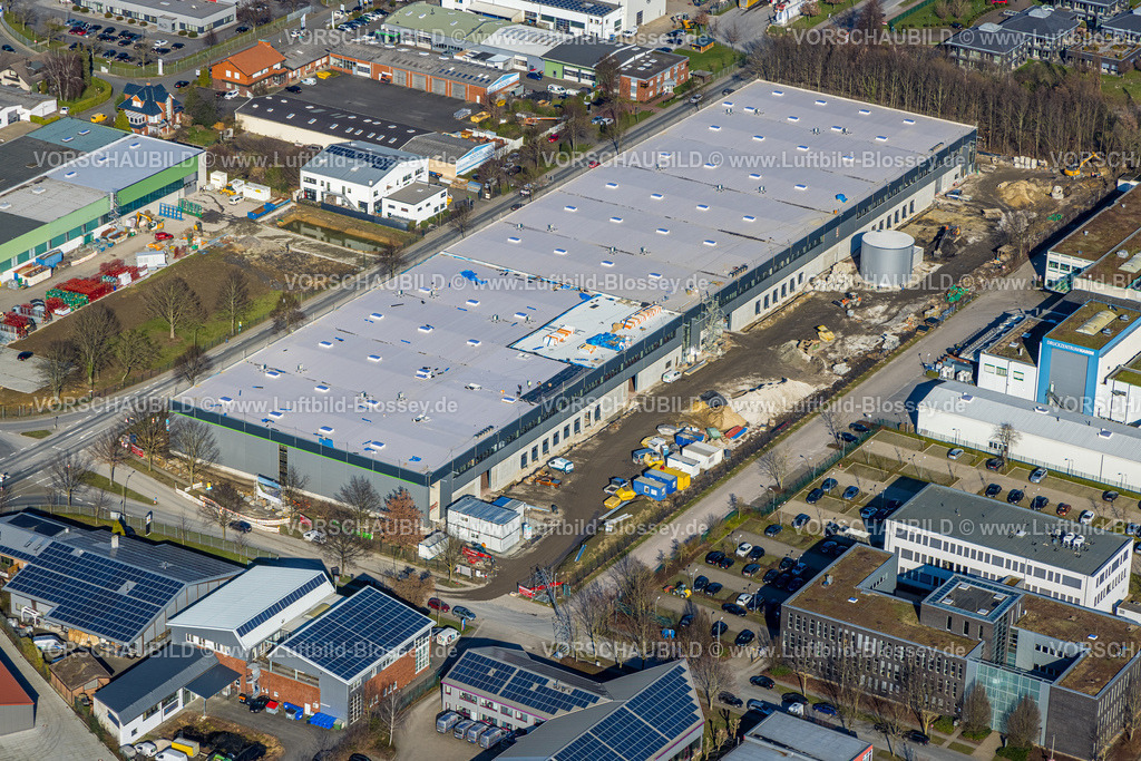 Hamm230216296 | Luftbild, Gewerbegebiet Rhynern mit WA Mediengruppe Druckhaus, Druckzentrum Hamm, Stadtbezirk Rhynern, Hamm, Ruhrgebiet, Nordrhein-Westfalen, Deutschland