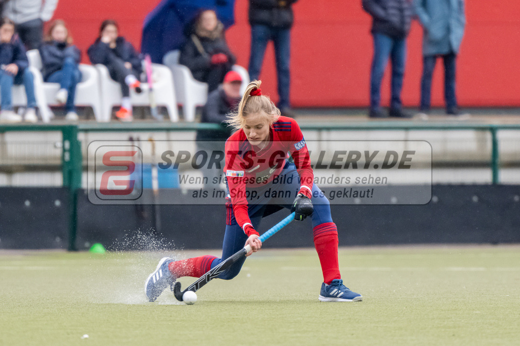 HK_20230401_106598 | 1. Bundesliga Damen Düsseldorfer HC - Harvestehuder THC  am 1.4.2023 DHC Düsseldorf, Düsseldorf , Annika Sprink ( Düsseldorfer HC #3 )
