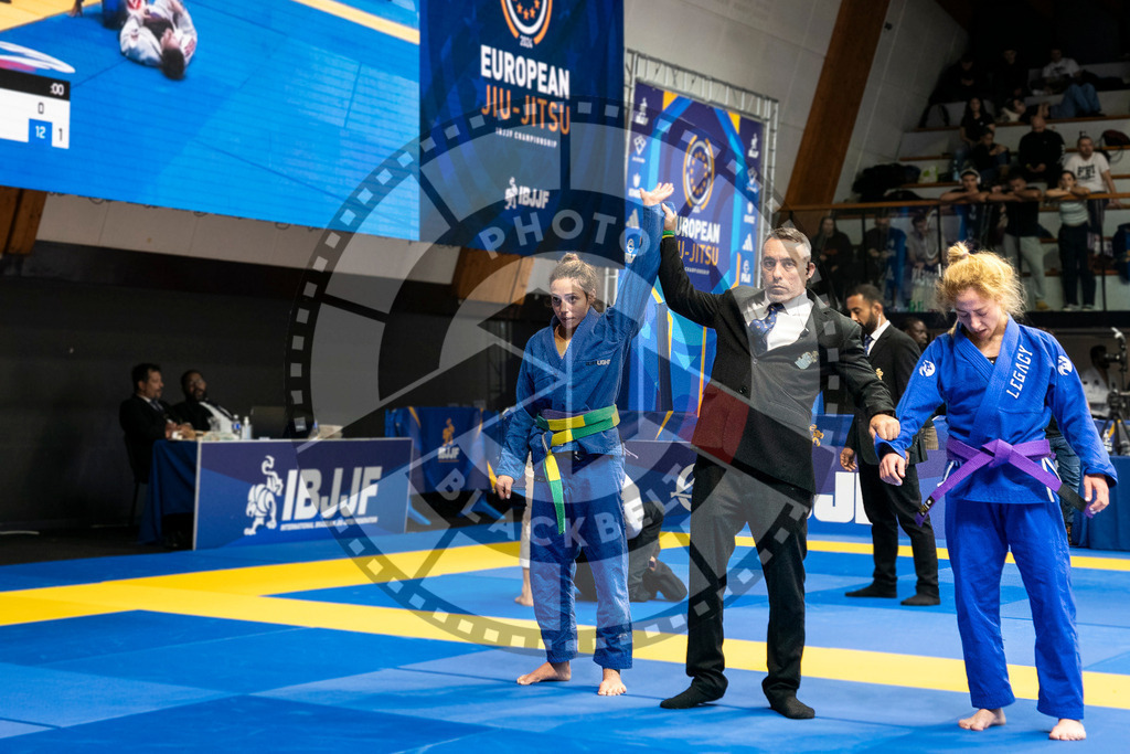 20240123PBB04231 | Fighters compete during the second day of the IBJJF European Championship in Paris, France, on January 23, 2024.