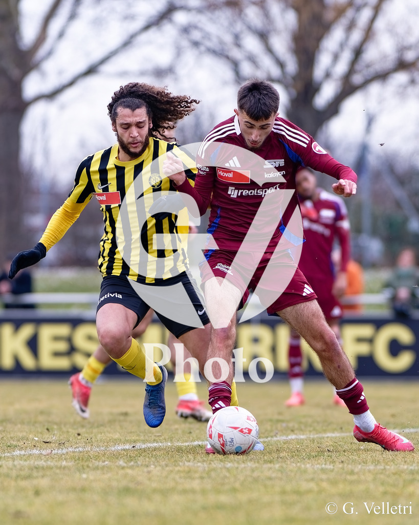 1ere Ligue Classic - Meyrin FC v Servette FC M-21 | during the 1ere Ligue Classic game between Meyrin FC and Servette FC M-21 at Stade des Arberes in Meyrin, Switzerland
