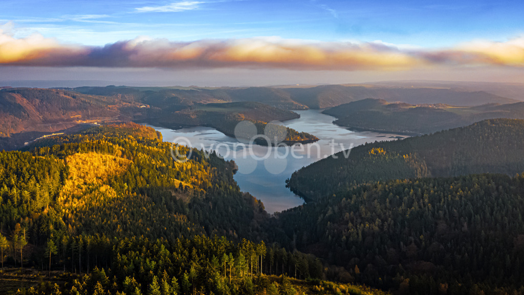 Der Stausee Hohenwarte | Luftbilder, Drohnenbilder, Oberfranken, Bayern, Kronach, Lichtenfels, Kulmbach, Thüringen, Frankenwald, Thüringerwald - Realisiert mit Pictrs.com