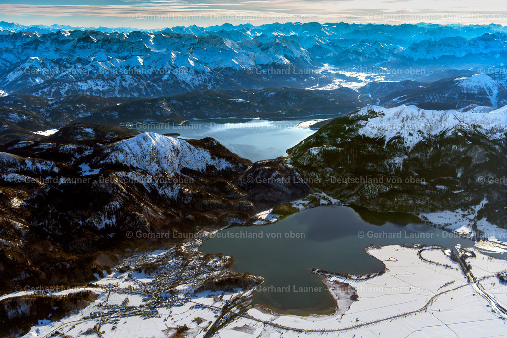 3900328 | Blick über den Kochel- und Walchensee