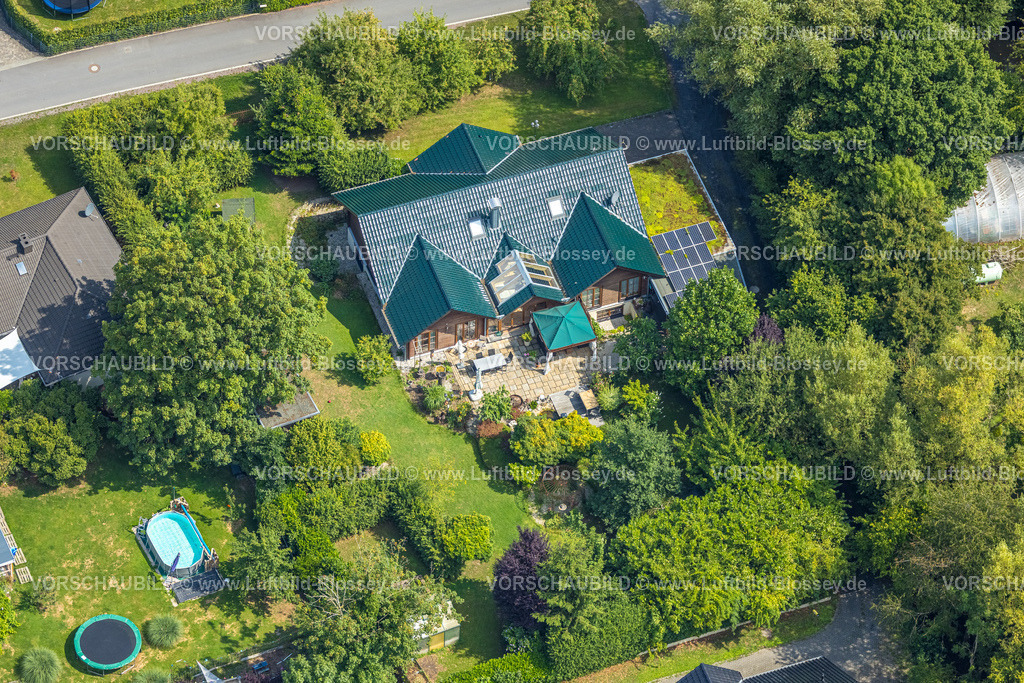 Hamm250701770Rhynern | Luftbild, Wohnhaus im Ortsteil Pedinghausen, Goldbrinkstraße, Stadtbezirk Rhynern, Hamm, Ruhrgebiet, Nordrhein-Westfalen, Deutschland