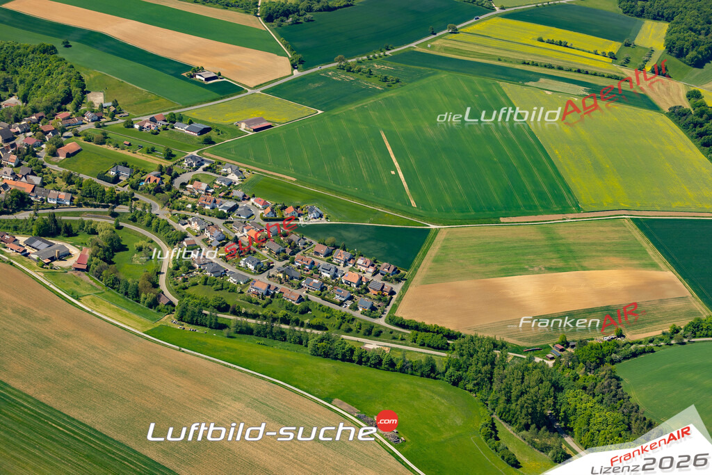 Luftaufnahme  Neunstetten  Krautheim Das Luftbild wurde 2025 vom UL-Flugzeug heraus erstellt ( keine Drohne ) - Hochauflösende Luftaufnahme -Nicht vergleichbar mit Google Maps oder Satelittenbilder- Die Geschenkidee !Mit Lizenz und Bildrechte bestellbar