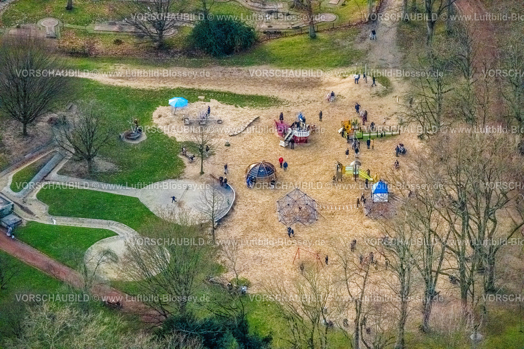 Bochum230102095 | Luftbild, KInderspielplatz im Stadtpark, Grumme, Bochum, Ruhrgebiet, Nordrhein-Westfalen, Deutschland