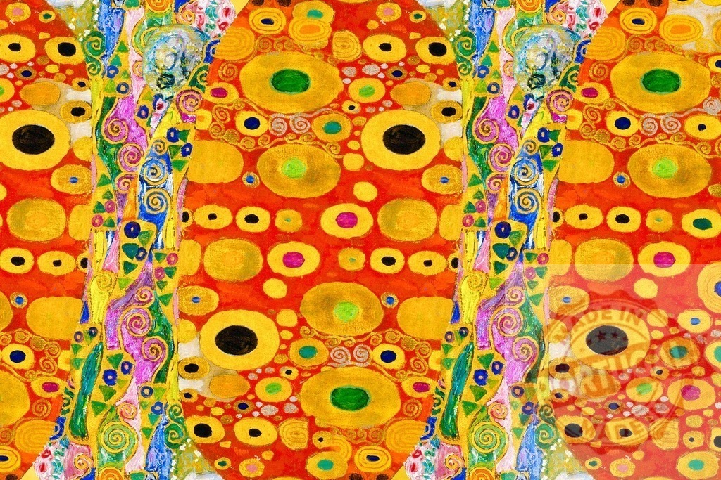 Gustav Klimt's Hope II patterned background, remixed by rawpixel | Gustav Klimt's Hope II patterned background, remixed by rawpixel - Realisiert mit Pictrs.com