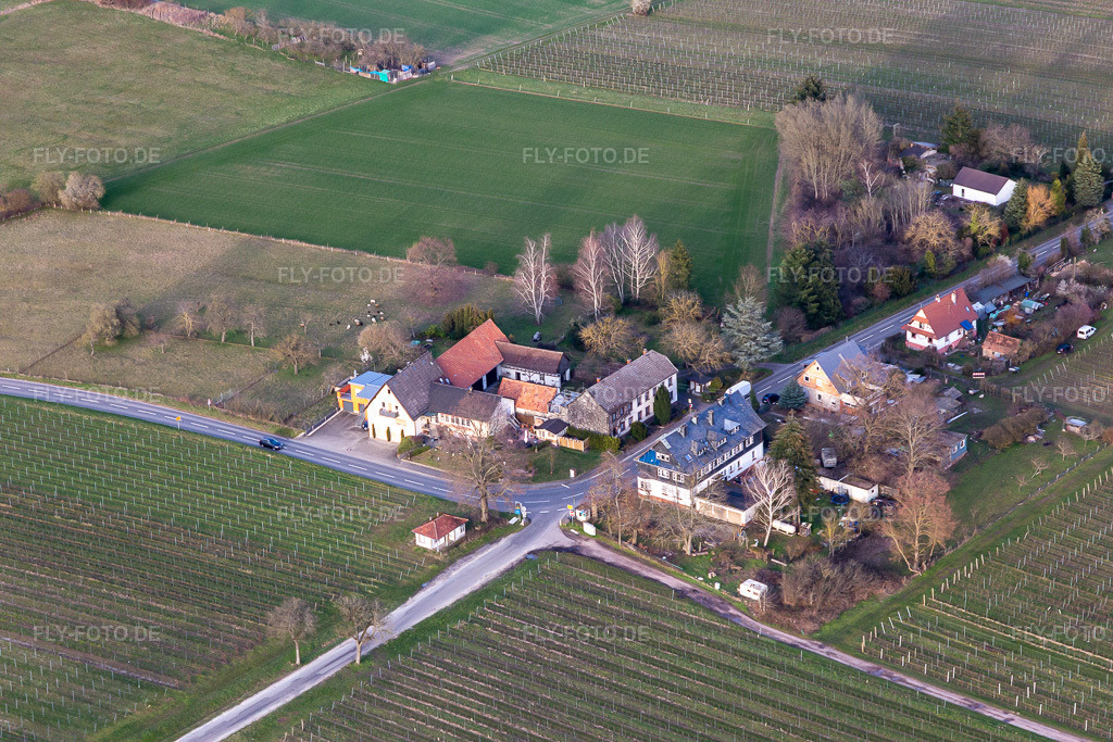 Luftbild: und Landhotel in Windhof in Schweighofen im Bundesland Rheinland-Pfalz in Deutschland. Foto: IMG_126161.jpg vom 20.03.2021 durch Werner Riehm/FLY-FOTO.de