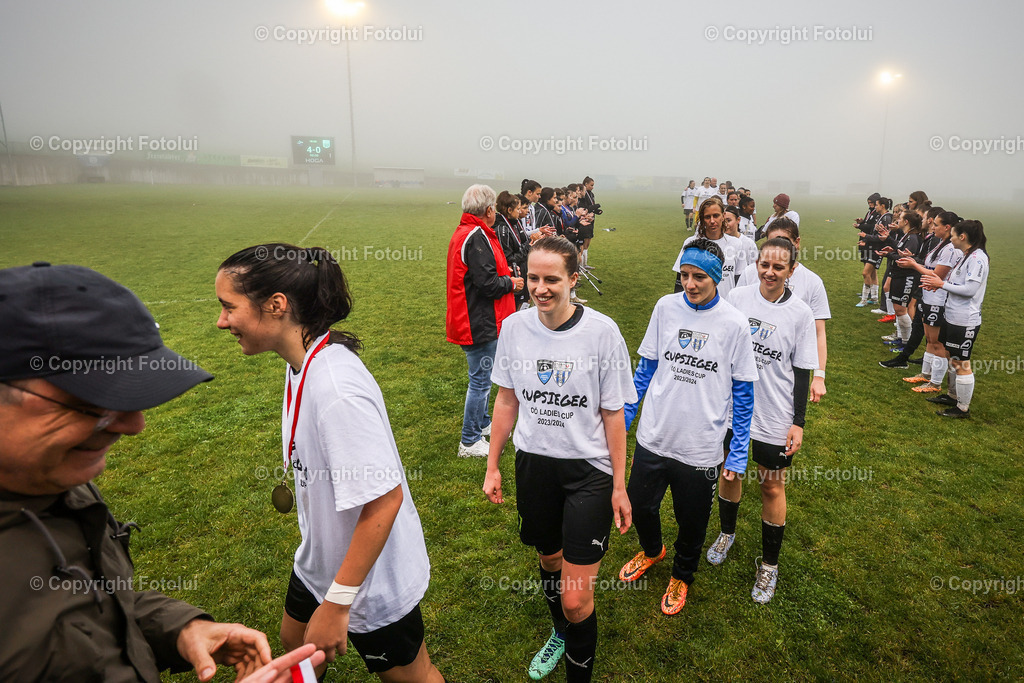 A-BINDER_20240601_0080 | St.Stefan,AUSTRIA,01.June.24 - SOCCER - Zaunergroup OOE Ladies Cuo, LASK vs FCPS. Image shows the rejoicing of Kematen.Photo: Sportmediapics.com/ Manfred Binder