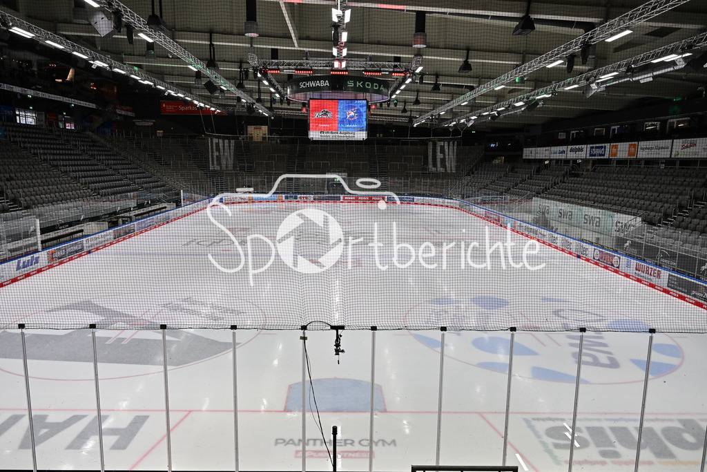 Augsburger Panther - Adler Mannheim | Das Curt Frenzel Stadion in Augsburg / CFS / Arena / Innenansicht / innere / Symbolbild / DEL: Augsburger Panther - Adler Mannheim, Curt Frenzel Stadion am 16.02.2025