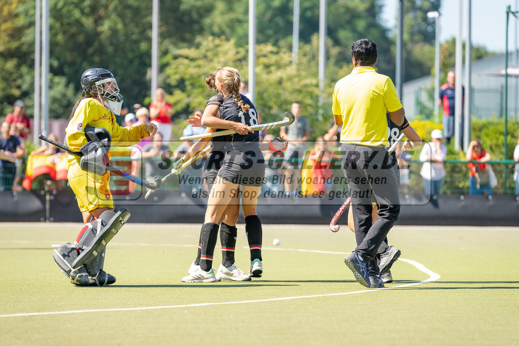 HK_20230823_103934 | 4 Nations Tournament Spiel um Platz 1 ( WU21 ) Germany - Spanien am 23.8.2023 DHC Düsseldorf, Düsseldorf ,