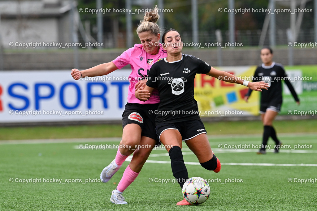 Liwodruck Carinthians Hornets vs. FC Pingau Saalfelden Frauen 29.10.2023  | #17 Vanessa Kraker, #17 Genesis Soraya Castrellon