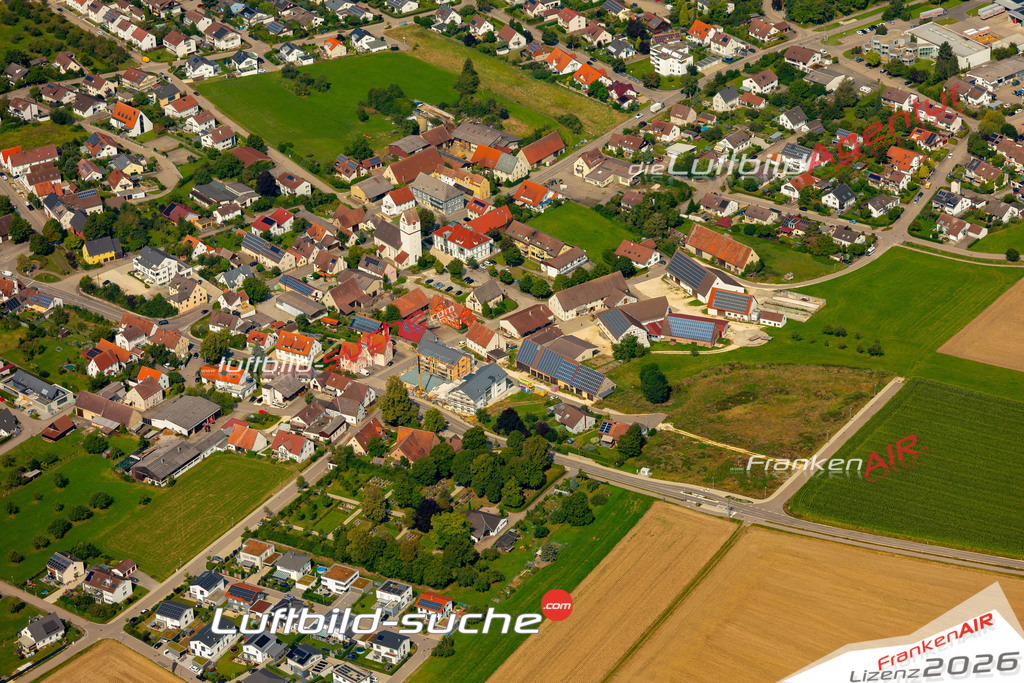 Das Luftbild zeigt :  Beimerstetten - Die Luftaufnahme wurde 2024 vom UL-Flugzeug aus erstellt ( keine Drohne ) - Hochauflösende Luftaufnahme - Für grossformatige Ausdrucke geeignet. Die Geschenkidee !Mit Lizenz und Bildrechte bestellbar