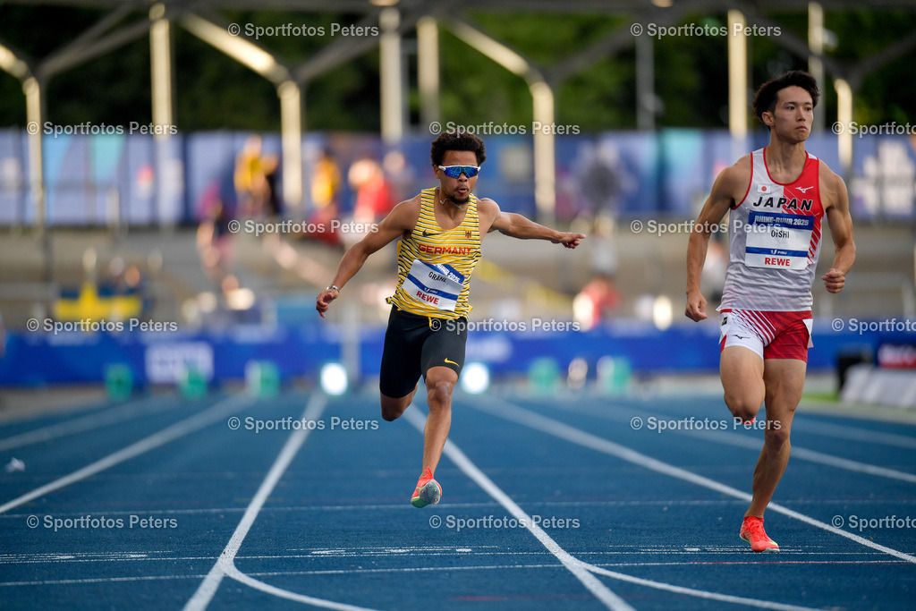 _KP13719_1 | 21.07.2025, xkaix, Leichtathletik, FISU World University Games 2025 v.l. Maurice Grahl (Deutschland) - Realisiert mit Pictrs.com