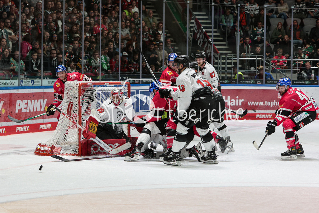 Augsburger Panther - Koelner Haie  | Es ist wie verhext - Der Puck will nicht ins Tor der Gaeste