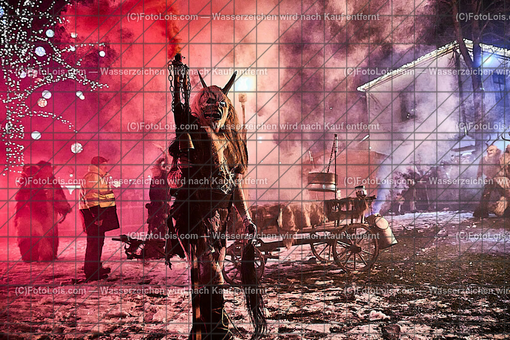 ALP9611_Wieselburger ADVENT_Wintersonnenwende_Perchtenlauf | (C)FotoLois.com, Alois Spandl, Wieselburger Advent, Wintersonnenwendfeier mit Umzug durch die Stadt, Sonnenwendfeuer und Perchtenlauf mit Show im Schlosspark, Mitwirkung der Partnergemeinde EINBECK, Sa 17. Dezmber 2022.