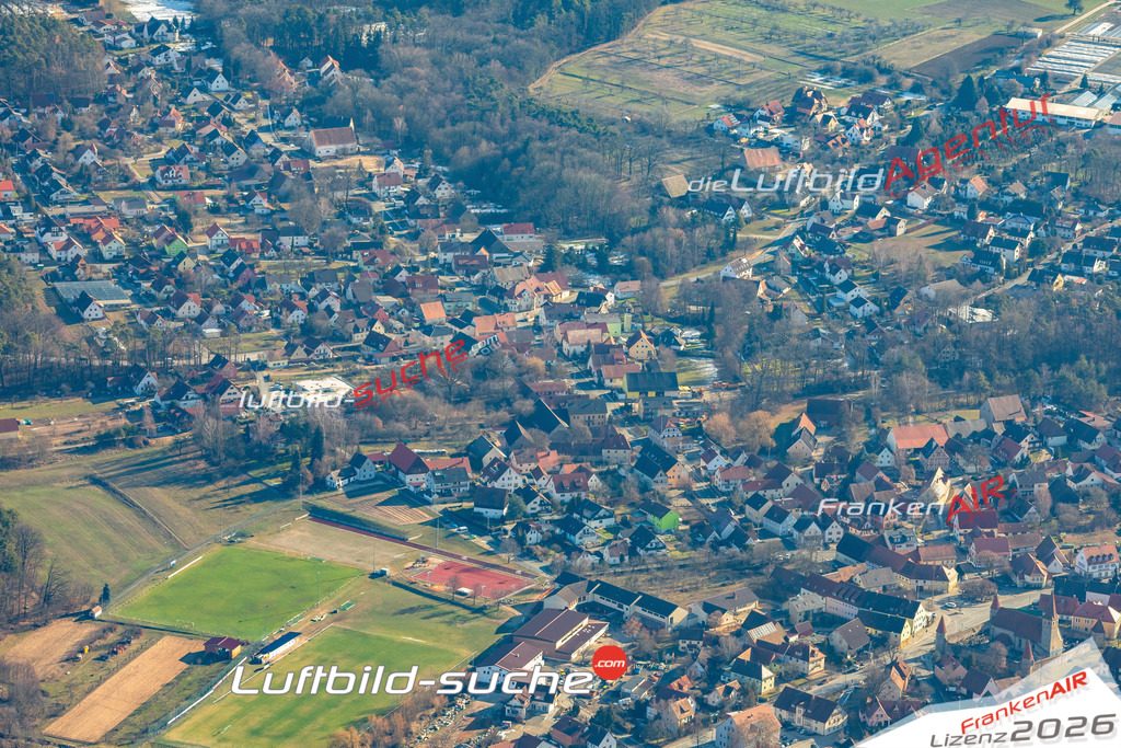 Das Luftbild der Stadt Effeltrich wurde 2019 vom Flugzeug heraus erstellt (keine Drohne) Aufnahmehöhe ca.400 Meter- hohe Auflösung- beste Druck-Qualität garantiert!