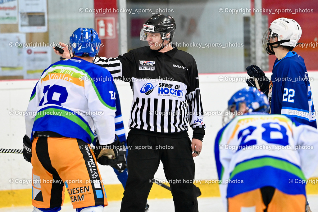  EC Tigers Paternion vs. EC Virgen 8.1.2022 | ALTERSBERGER Roland Referee, #22 Neuschitzer Nino