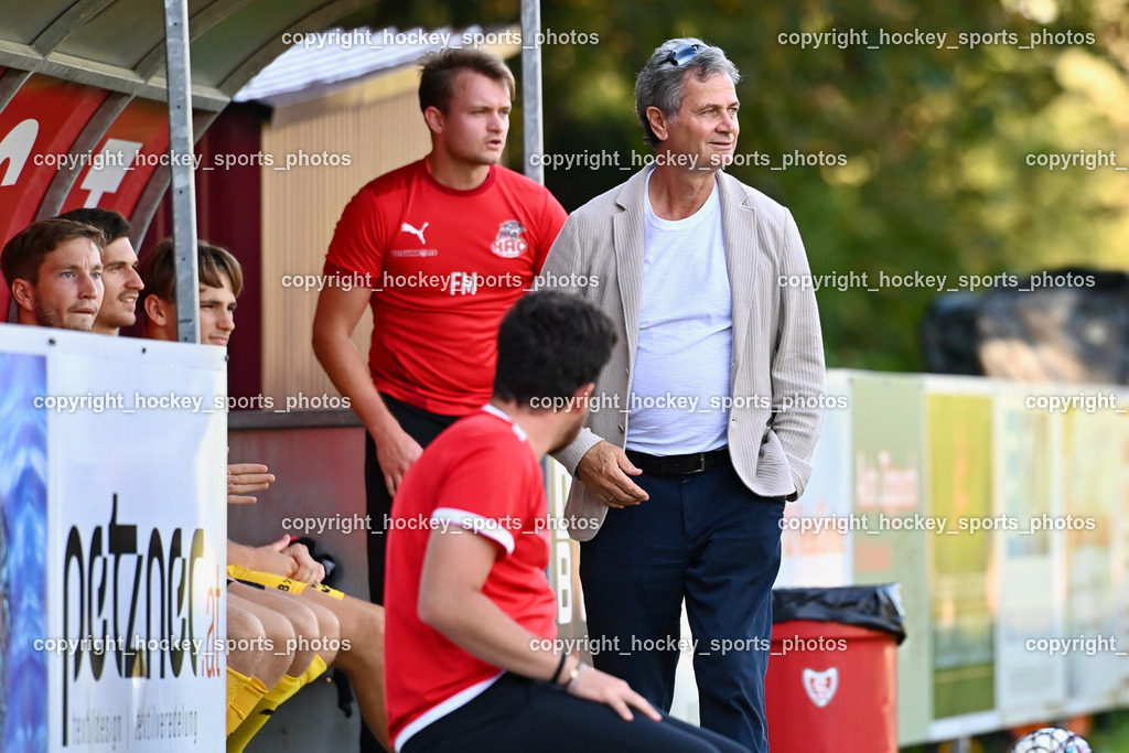 ATUS Ferlach vs.KAC 1909 16.9.2023 | Headcoach KAC Klaus Thuller, Kärntnerliga, ATUS Ferlach - KAC 1909 am 16.09.2023 in Ferlach (Sportplatz ATUS Ferlach), Austria, (Photo by Bernd Stefan)