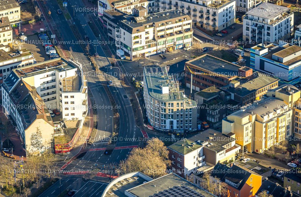 Hamm251202104 | Luftbild, Baustelle Neubau Appartement-Gebäude für studentisches Wohnen an der Straßenkreuzung Neue Bahnhofstraße Ecke Friedrichstraße neben dem Gesundheitsamt, Mitte, Hamm, Ruhrgebiet, Nordrhein-Westfalen, Deutschland