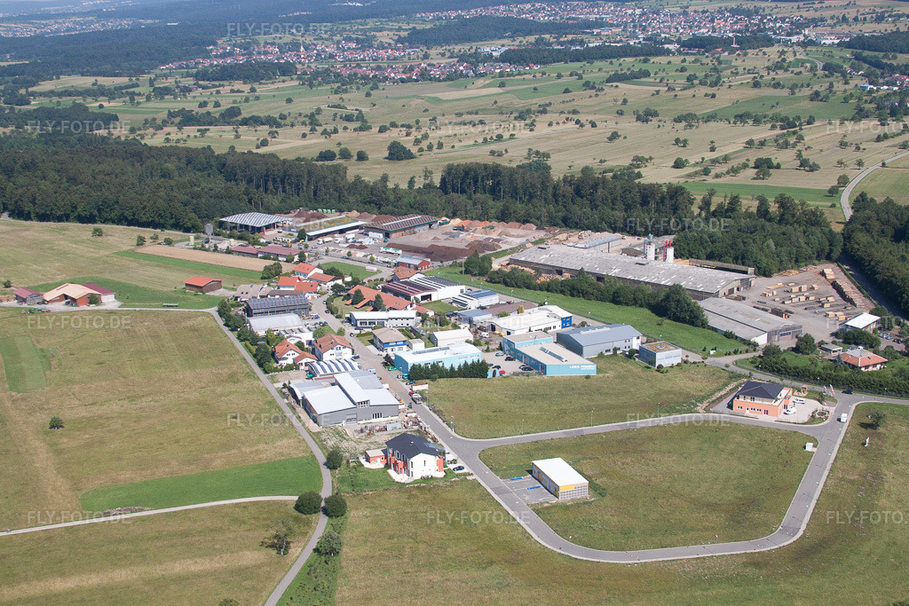 Luftbild: Werksgelände corthum Nordschwarzwald GmbH - corthum Erdenwerk im Ortsteil Pfaffenrot in Marxzell im Bundesland Baden-Württemberg in Deutschland. Foto: IMG_42304.jpg vom 27.06.2011 durch Werner Riehm/FLY-FOTO.de