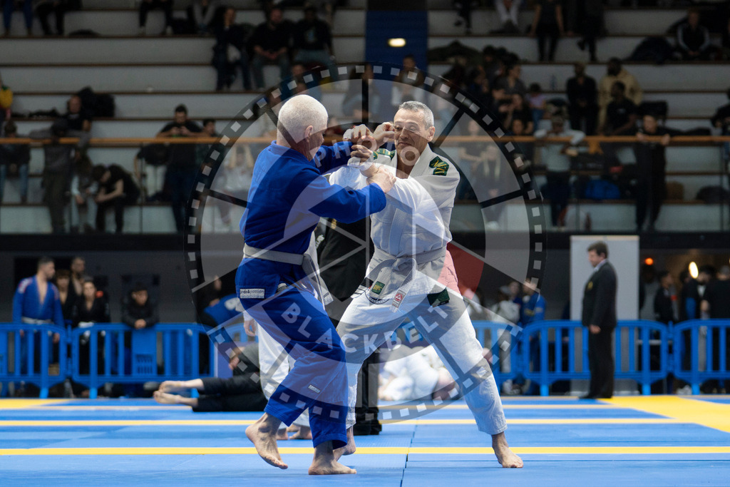 20240119PBB3580 | Fighters compete during the IBJJF European Championship in Paris, France, on January 19, 2024.