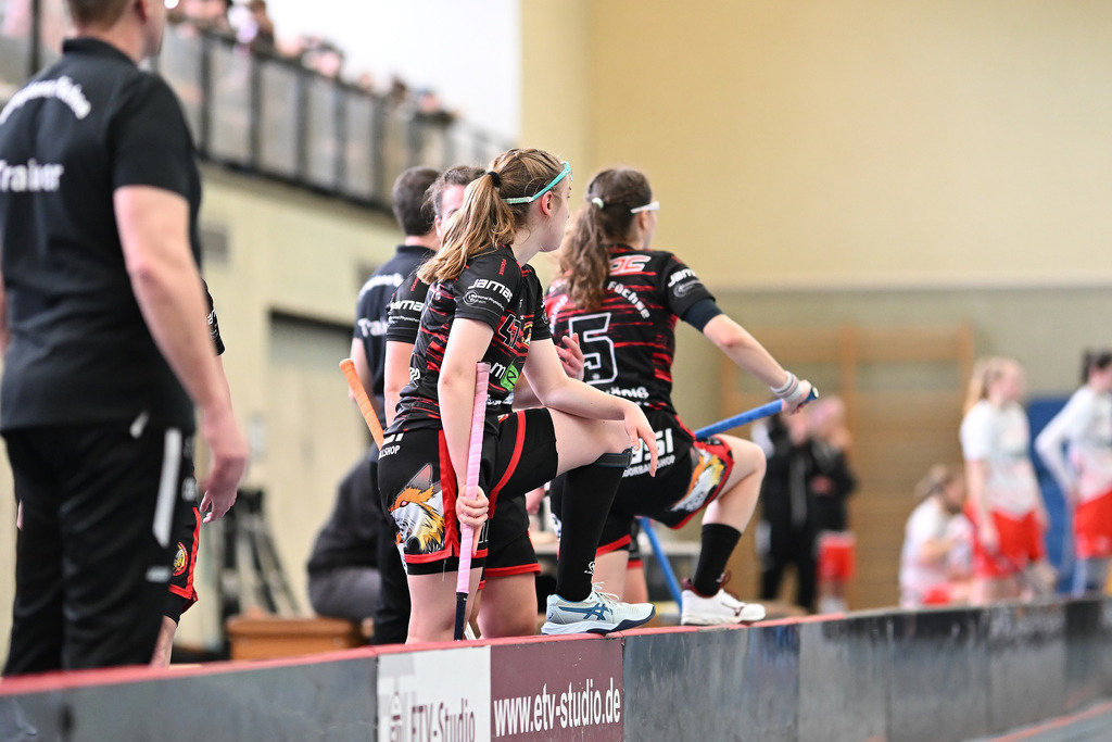 Floorball I Frauen I Saison 2023-2024 I 1. Frauen Floorball-Bundesliga I Playoffs 3. Spieltag I ETV Lady Piranhhas Hamburg - Dümptener Füchse | Der Sportfotograf. - Realisiert mit Pictrs.com