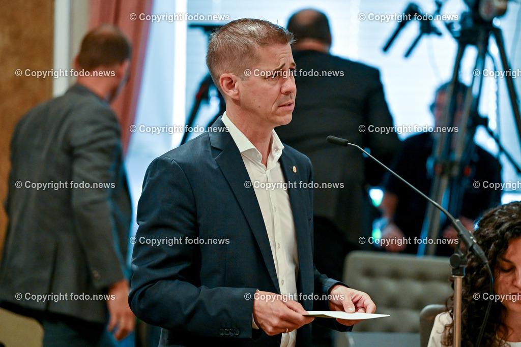 Landhaus Linz_ Promenade_ Landtagssitzung_ 13.06.2024-53 | 13.04.2024, Landhaus Linz AUT, Promenade, Landtagssitzung, im Bild Reinhard Ammer (Die Gruenen, LAbg.)