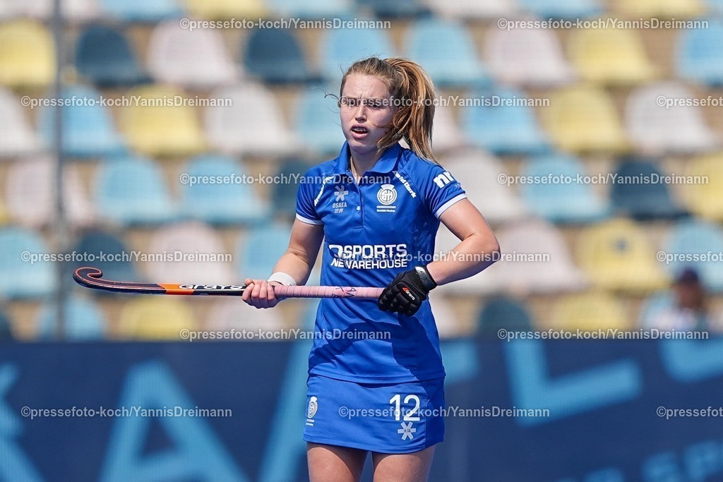 xydrx13082502046 | 13.08.2025, xydrx, Frauen EuroHockey Championship 2025, Gruppenphase, Gruppe B, Belgien - Schottland, Sparkassenpark Mönchengladbach: Charlotte Watson (SCO #12)