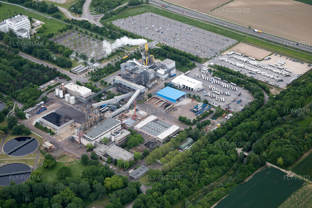 Luftbild: Lanfer Logistik im Ortsteil Mörsch in Frankenthal im Bundesland Rheinland-Pfalz in Deutschland. Foto: IMG_089030.jpg vom 20.05.2016 durch Werner Riehm/FLY-FOTO.de