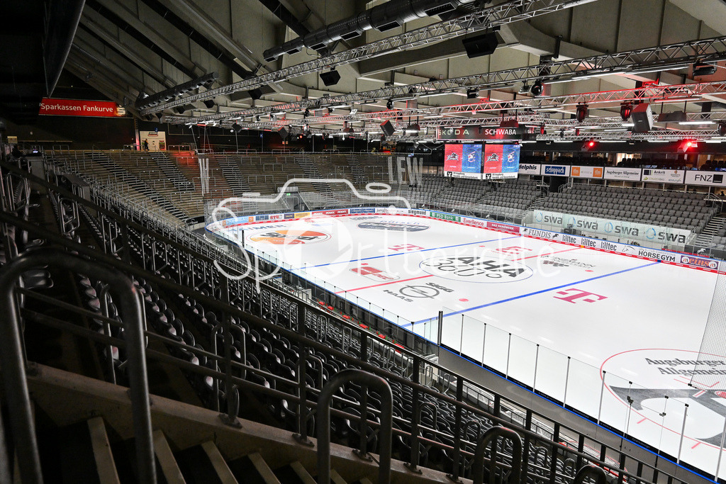 Augsburger Panther - Adler Mannheim | Das Curt Frenzel Stadion in Augsburg ist bereit für das erste DEL Heimspiel der Panther in der Saison 2025/26 / Symbolbild / DEL: Augsburger Panther - Adler Mannheim; Curt Frenzel Stadion am 14.09.2025