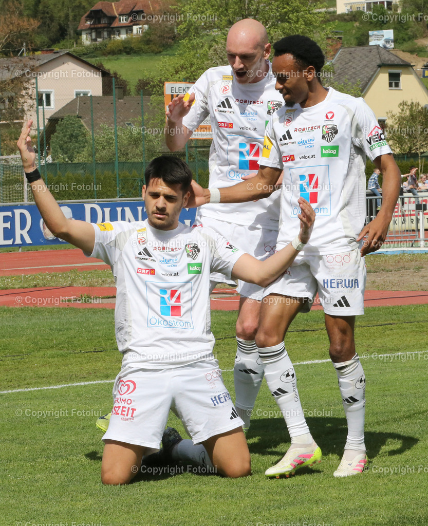 A_LUI_200425_29 | SPORT FUSSBALL ADMIRAL BUNDESLIGA 20.04.25 IM BILD: DEJAN ZUKI  UND NICOLAS WIMMER UND THIERNO BALLO  (ALLE WAC) UND  FOTO:FOTOLUI/MW